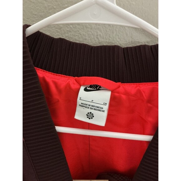Nike Naomi Osaka Woven Jacquard Jacket Crimson Women Size S Oversized FV7795-652 - Picture 2 of 7